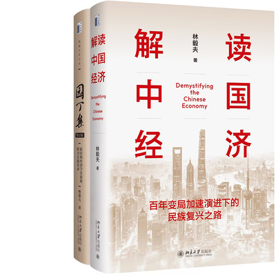 解读中国经济：百年变局加速演进下的民族复兴之路+园丁集：新结构经济学实验班研习交流实录共2册 作者:林毅夫著 林毅夫作品