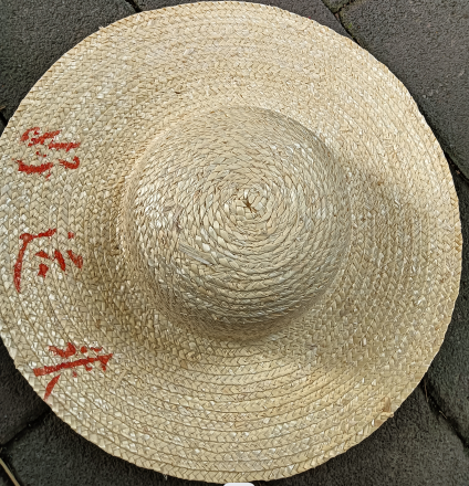 农民草帽草编遮阳帽农用田园钓鱼防嗮帽男工地纯手工编织麦草帽