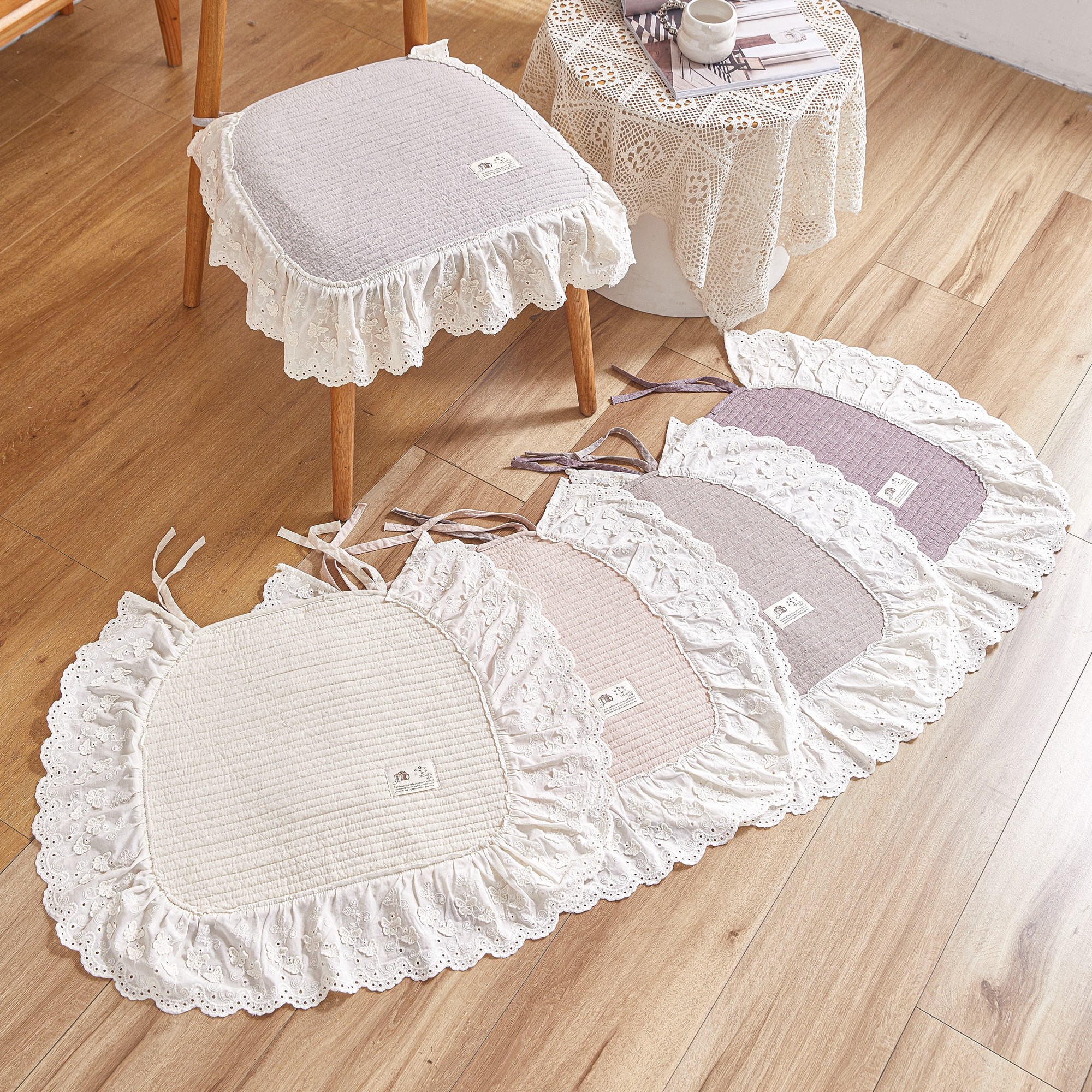 棉麻布艺椅子韩式四季通用家用薄款机坐垫可洗全棉垫凳子垫餐椅垫,居家布艺,椅垫,淘宝优惠券,粉丝福利购,淘宝优惠卷