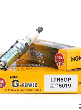 进口NGK铂金火花塞LTR5GP-5019 适配马自达6睿翼新君威迈锐宝3811