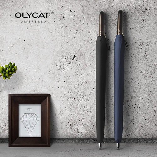 OLYCAT雨伞复古手开24骨长柄伞