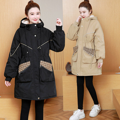 胖MM大码女装2025年新款高端显瘦宽松加绒棉衣棉服外套冬200斤潮