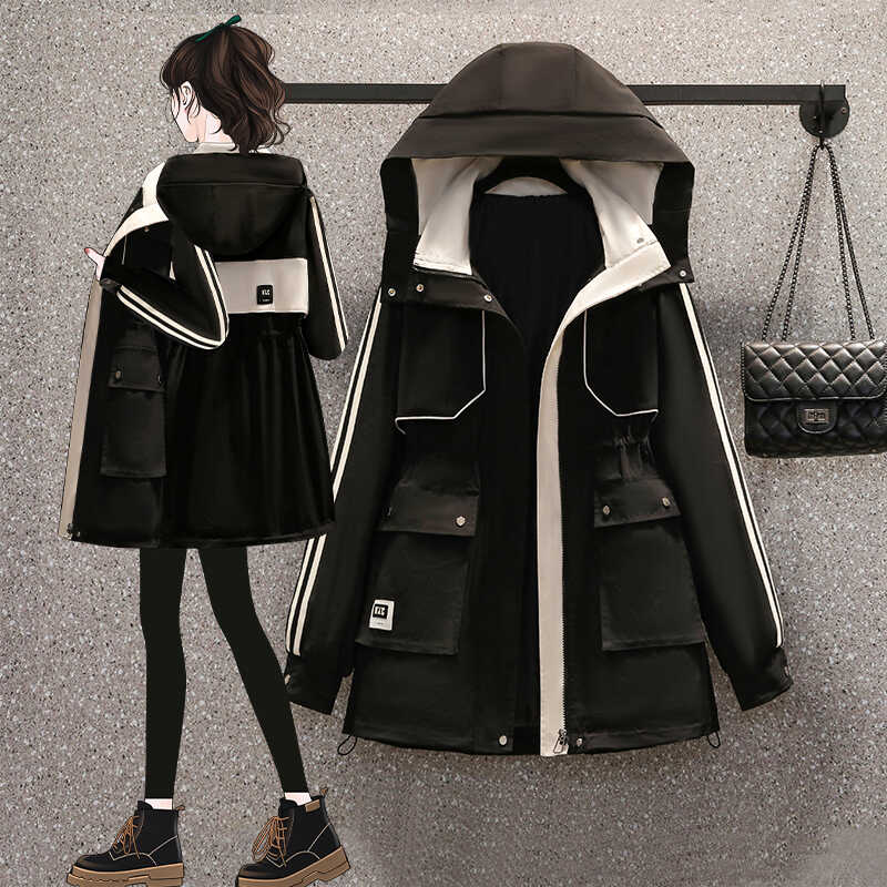 显瘦2024年秋季新款宽松风衣外套