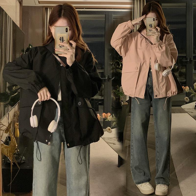 胖MM洋气减龄大码宽松风衣