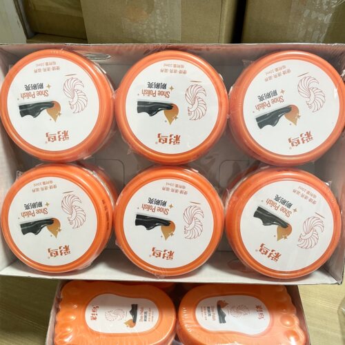 彩鸟双面海绵鞋擦无色通用保养油