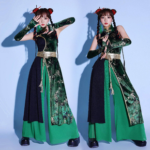 中国风爵士舞演出服装新款国潮风kpop女团打歌服商演年会舞蹈服装
