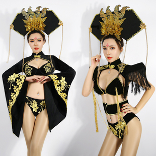 促销舞依芭新款酒吧ds演出服复古中国风性感GOGO表演服夜店领舞服