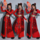 中国风女团演出服装 舞台表演服 女团打歌服爵士舞打鼓演出服女新款