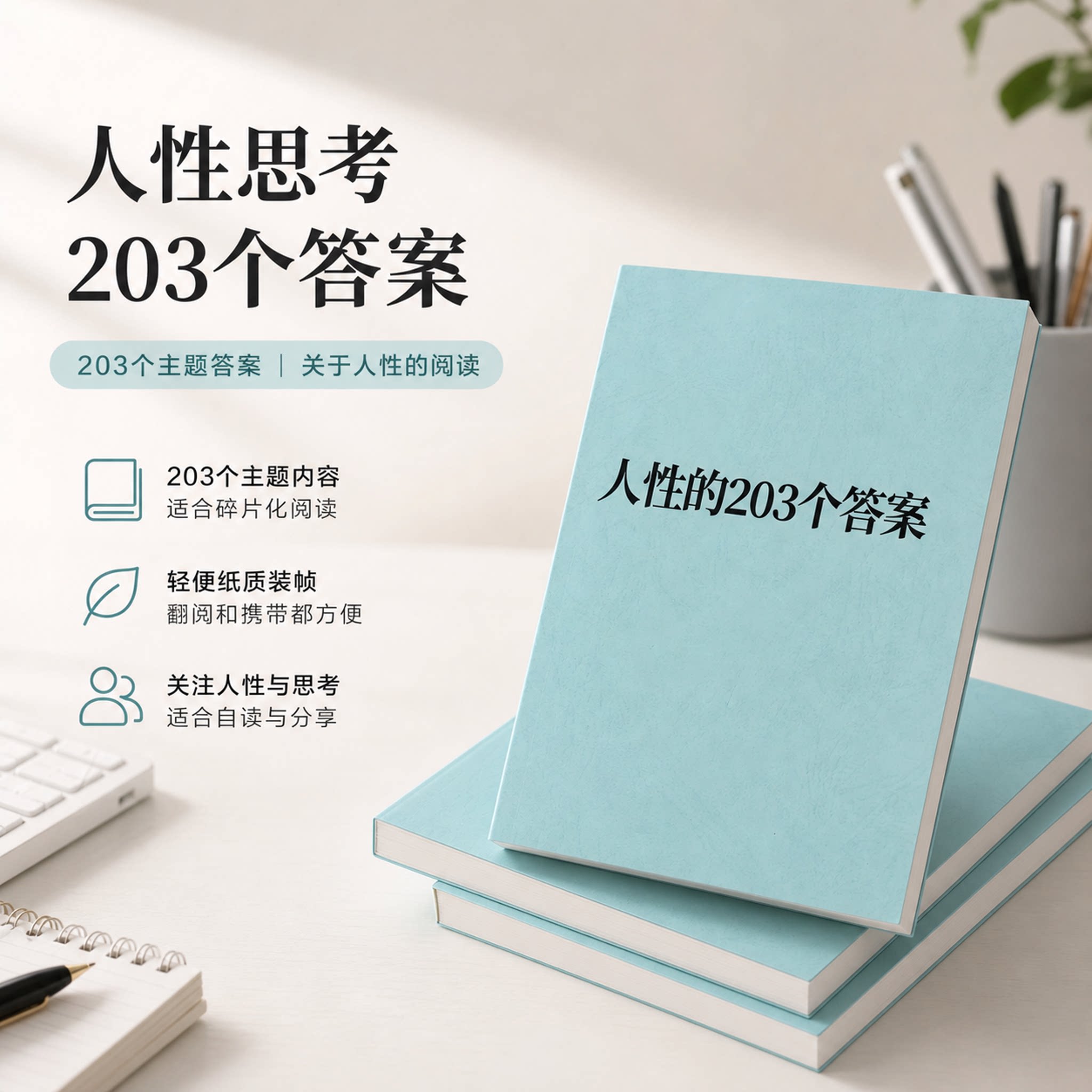 人性的203个答案 全方面提升认知 了解人性难题 高清资料文化用品