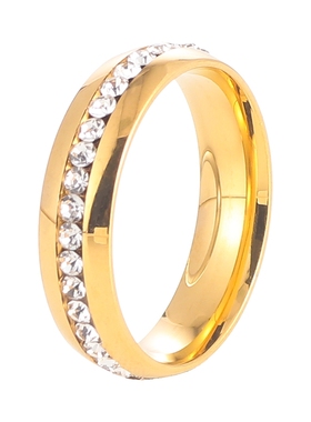 不褪色韩版戒指可刻字钛钢热卖