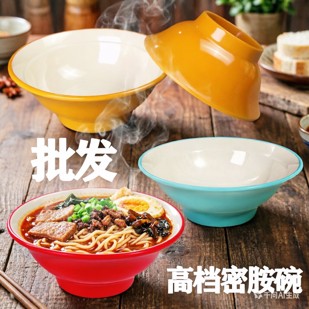 密胺双色面馆专用大碗