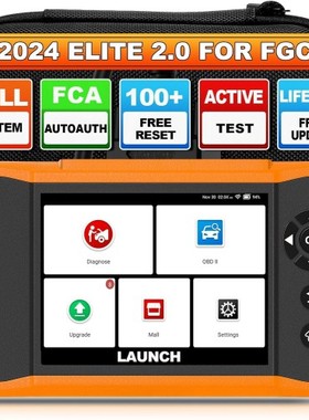Launch Creader Elite 2.0 FGC 汽车故障检测仪海外多语言