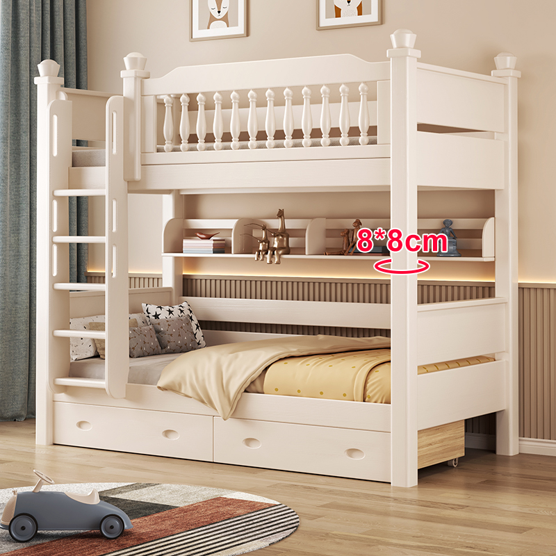 全实木上下床儿童床高低床双层床子母床小户型床双层床两层上下铺