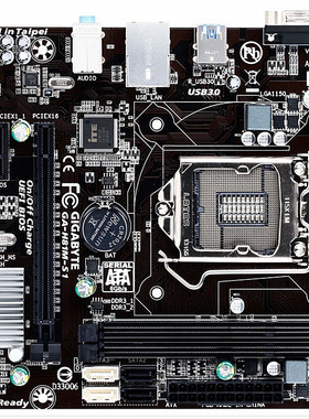 包邮技嘉GA-H81M-S1 DS2  1150针DDR3 H81主板B85 z87z97电脑新华