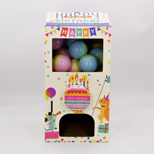 扭蛋机diy手工折纸纸板义卖抽奖