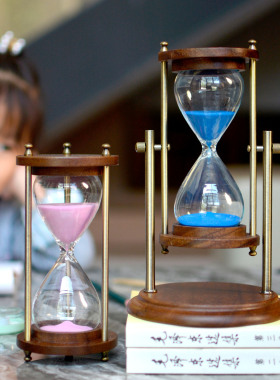 胡桃实木沙漏送学生30分钟