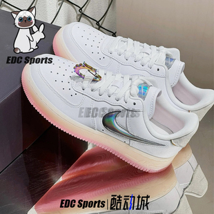 Nike耐克AF1空军一号龙年限定白粉女Air Force低帮板鞋FZ5741-191