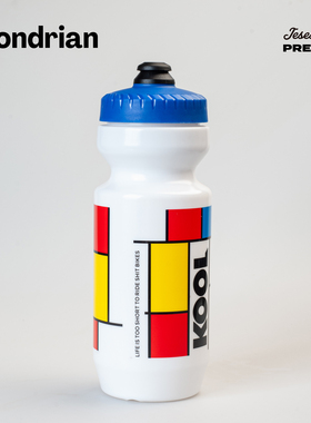 Mondrian蒙德里安骑行水壶自行车水壶挤压式运动水杯趣味关联LOOK
