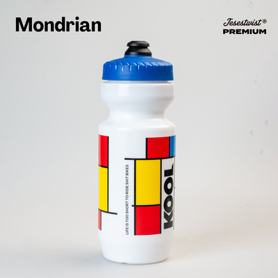 Mondrian蒙德里安骑行水壶自行车水壶挤压式运动水杯趣味关联LOOK