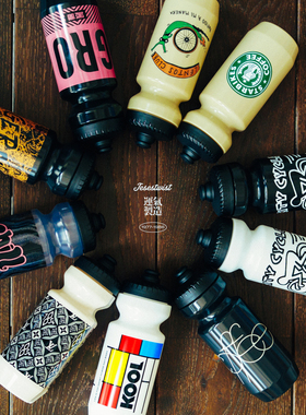 Jesestwist自行车水壶 PORTRA系列 650ml 骑行运动水杯 挤压式