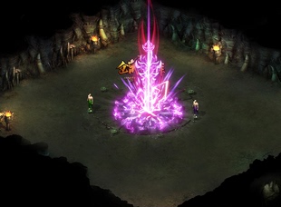 传奇技能素材 紫剑术 目标型 高清特效 PNG格式 JN417