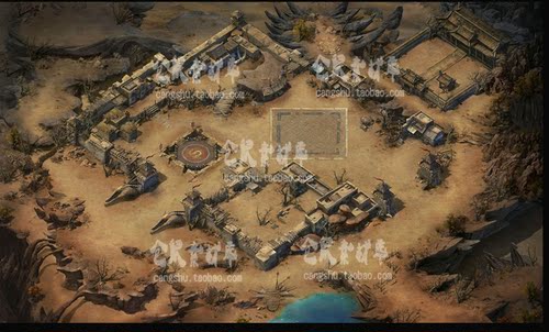 传奇地砖地图素材 品质地图  高清独立地砖  无缝封边DT455