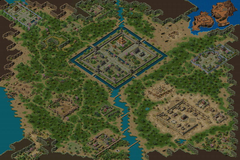 传奇地图素材 重制版 比奇城镇 高清动态独立地砖 完整封边CJZC