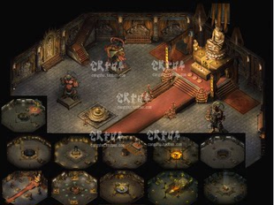 传奇地图素材  11层 升级 爬塔系列  独立 缝完整边  DT161