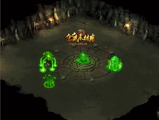 传奇技能素材  三组施毒术  道士型技能 坐标齐全PNG格式 JN458