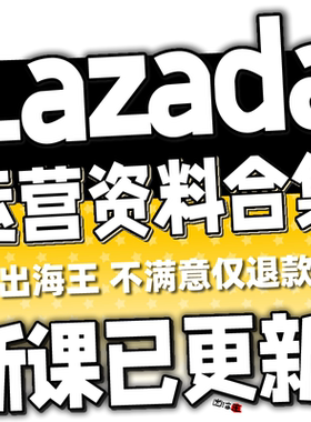 2024 Lazada运营教程入门开店选品视频跨境电商培训课程来赞达