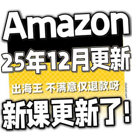 2025亚马逊Amazon注册开店运营跨境电商课程培训选品视频教程全套