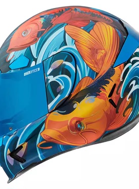 纯进口美国ICON摩托车头盔AIRFRAME碳纤维全盔2025暴富寓意锦鲤