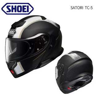 SHOEI 男女防雾 3摩托车骑行头盔内置双镜片摩旅四季 揭面盔NEOTEC