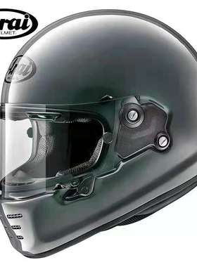 日本ARAI摩托车头盔全盔复古头盔ARAI NEO男女四季亮黑亚黑白色盔