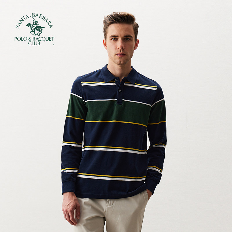 圣大保罗纯棉高级感t恤polo男