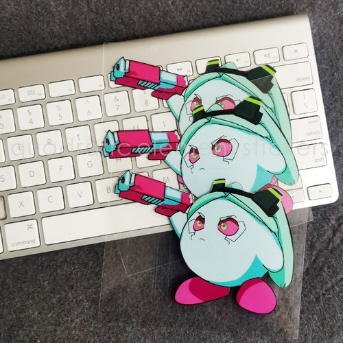 边缘行者丽贝卡电脑反光贴纸