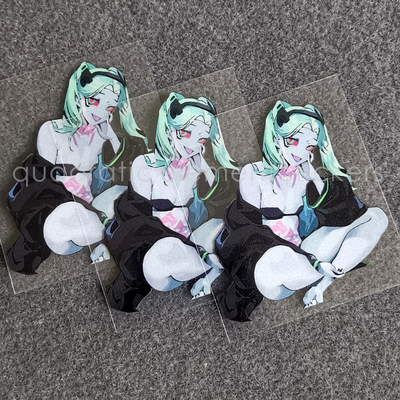 meme丰满丽贝卡防水防晒贴纸