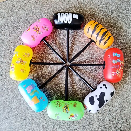 充气小号硬柄锤批 充气小锤活动道具充气玩具地摊定制LOGO定做