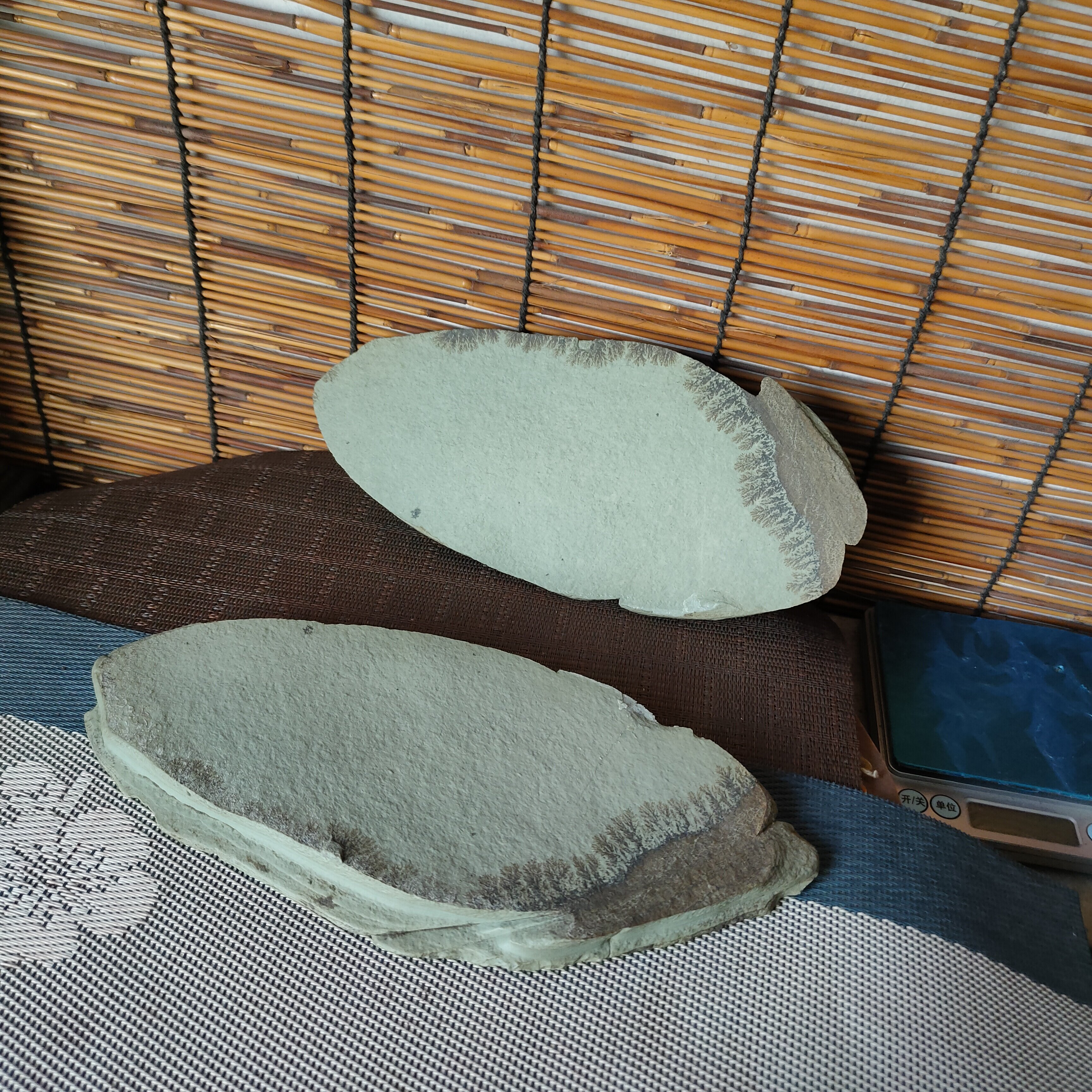 草花板对石  造景石 花盆石 组合石衬板 松花石奇石原石观赏石