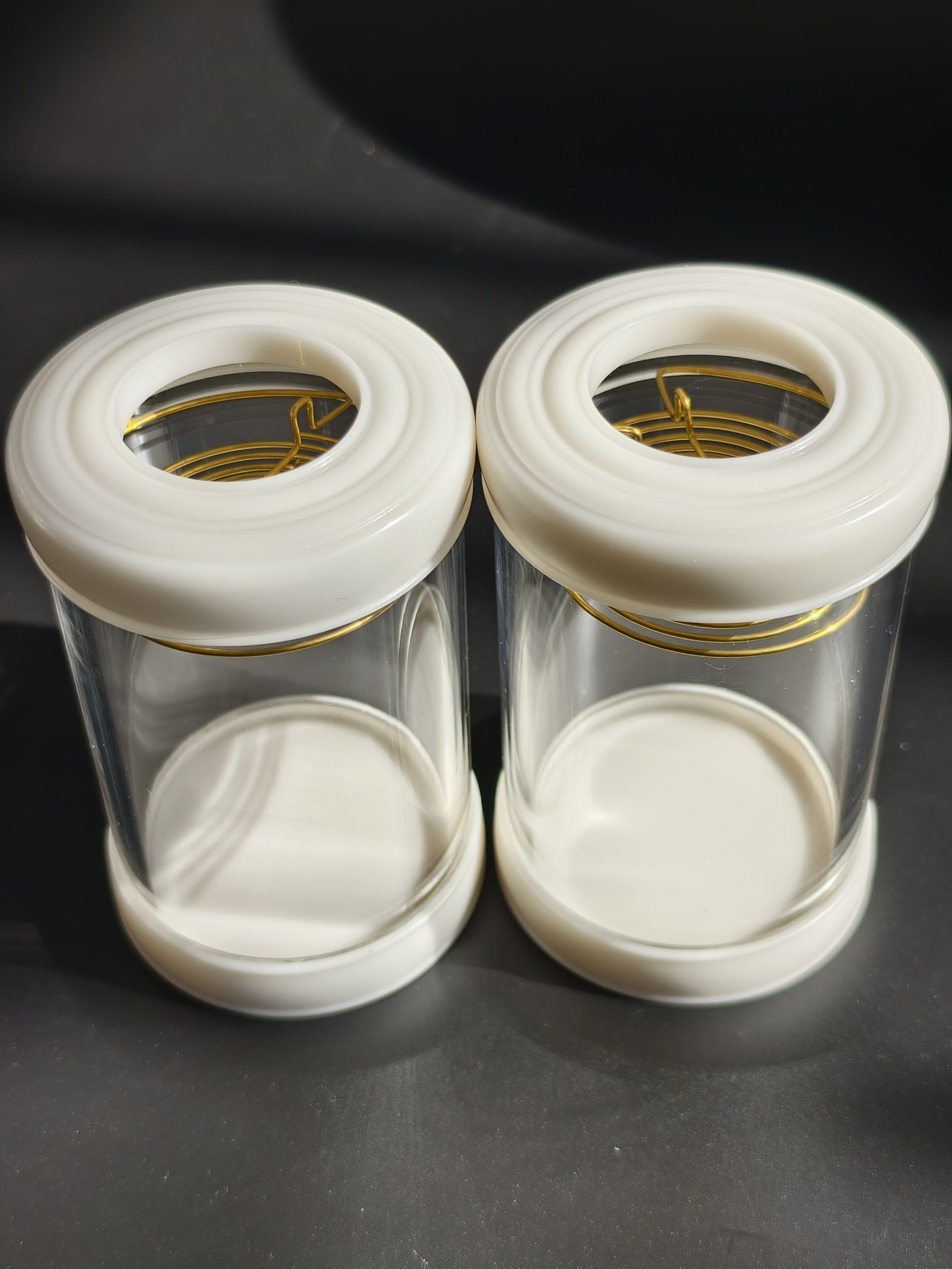 特价海派虫具密胺料60口径独孔蝈蝈罐鸣虫罐爬宠用具