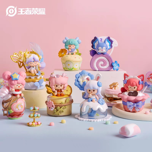 正版王者荣耀峡谷甜品屋系列盲盒手办游戏周边可爱礼物貂蝉蔡文姬