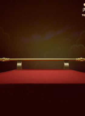 铜师傅铜中式如意金箍棒摆件