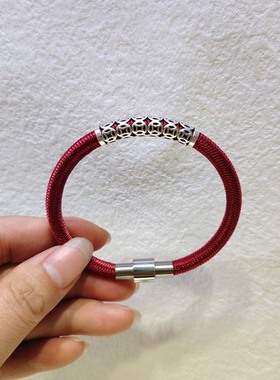 可穿青丝定制刻字手绳情侣礼物