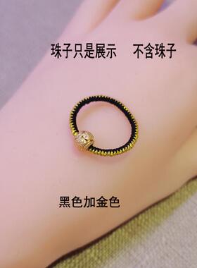手工编织黄金纯银金刚结戒指绳