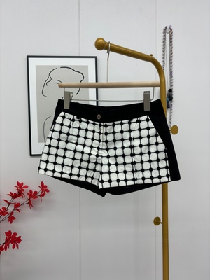 高端时尚格子短裤夏季款修身显瘦气质款休闲百搭款减龄款