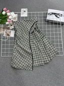 高品质时尚 百搭休闲裙子 韩系复古甜美气质显瘦格子半身裙女款