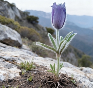 新鲜白头翁四季易活阳台室内盆栽美观耐旱易活
