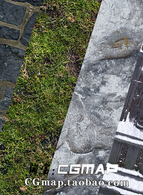 游戏场景贴图素材天涯明月刀次世代写实砖块草地墙面建筑CG材质库