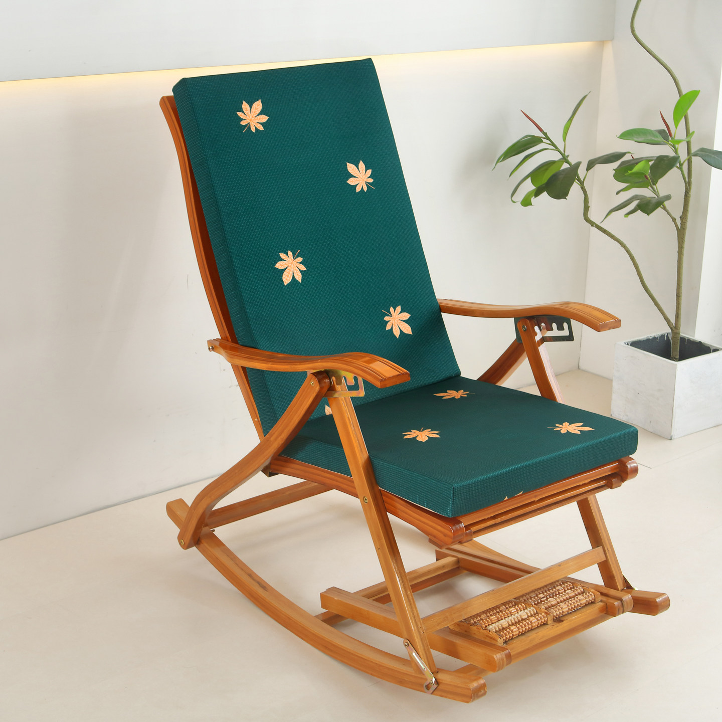 夏季海绵垫摇椅垫防滑冰丝躺椅垫