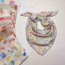 60*60婴儿方巾竹棉纱布口水巾A类宝宝围嘴柔软透气围脖围巾头巾